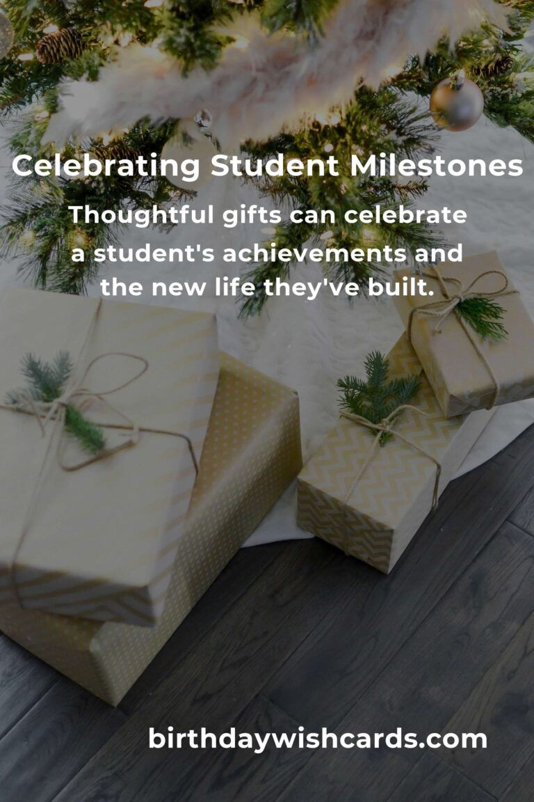 Heartfelt and Unique Moving Anniversary Gifts for Students: Celebrating New Beginnings