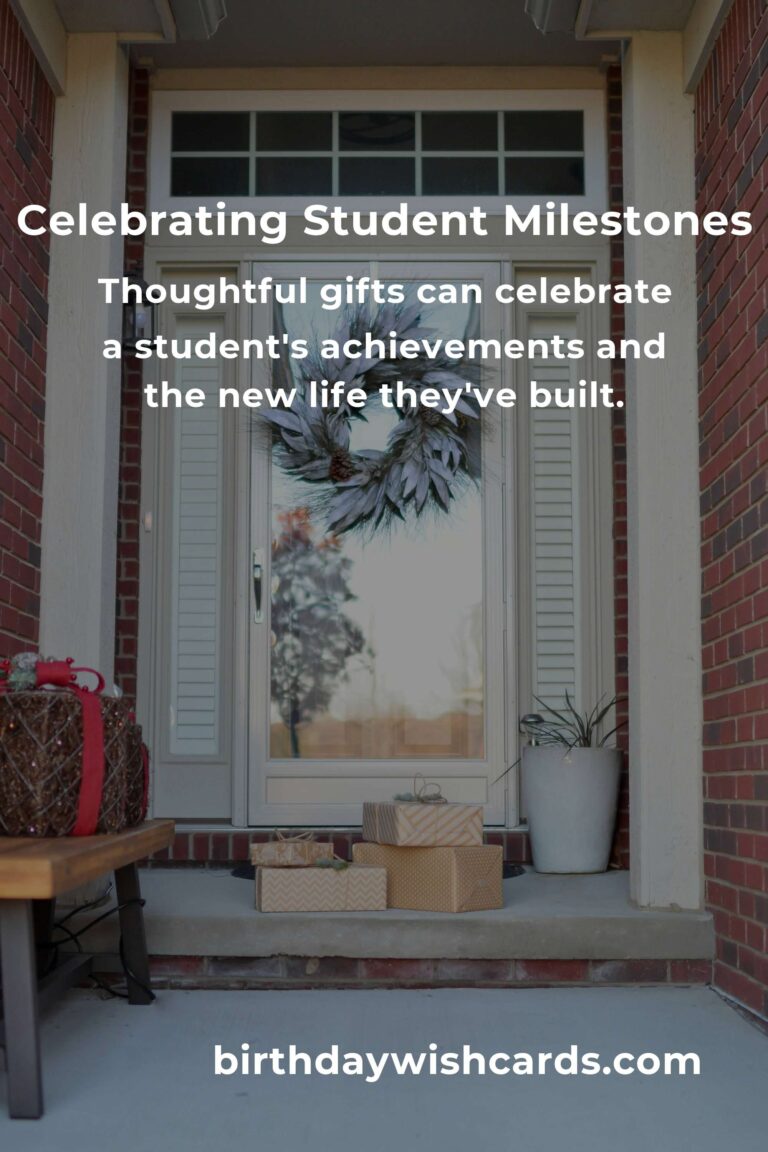 Heartfelt and Unique Moving Anniversary Gifts for Students: Celebrating New Beginnings
