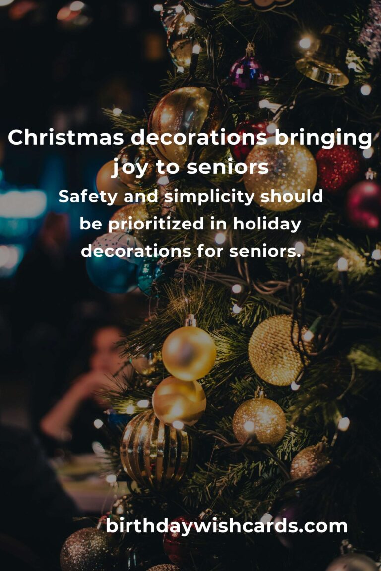 Heartwarming Christmas Decoration Ideas to Bring Joy to Seniors