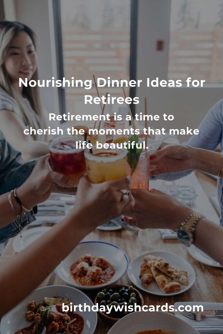 Heartwarming Dinner Ideas for Retirees: A Complete Guide to Nourishing Meals