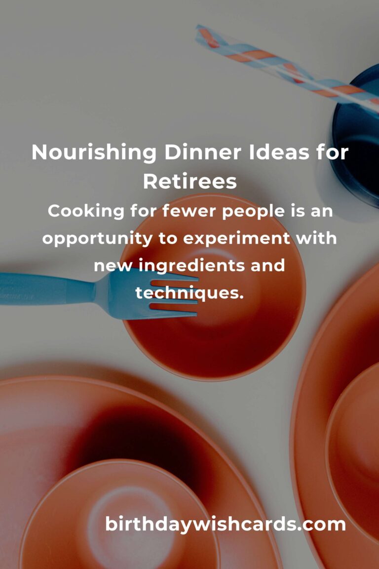 Heartwarming Dinner Ideas for Retirees: A Complete Guide to Nourishing Meals