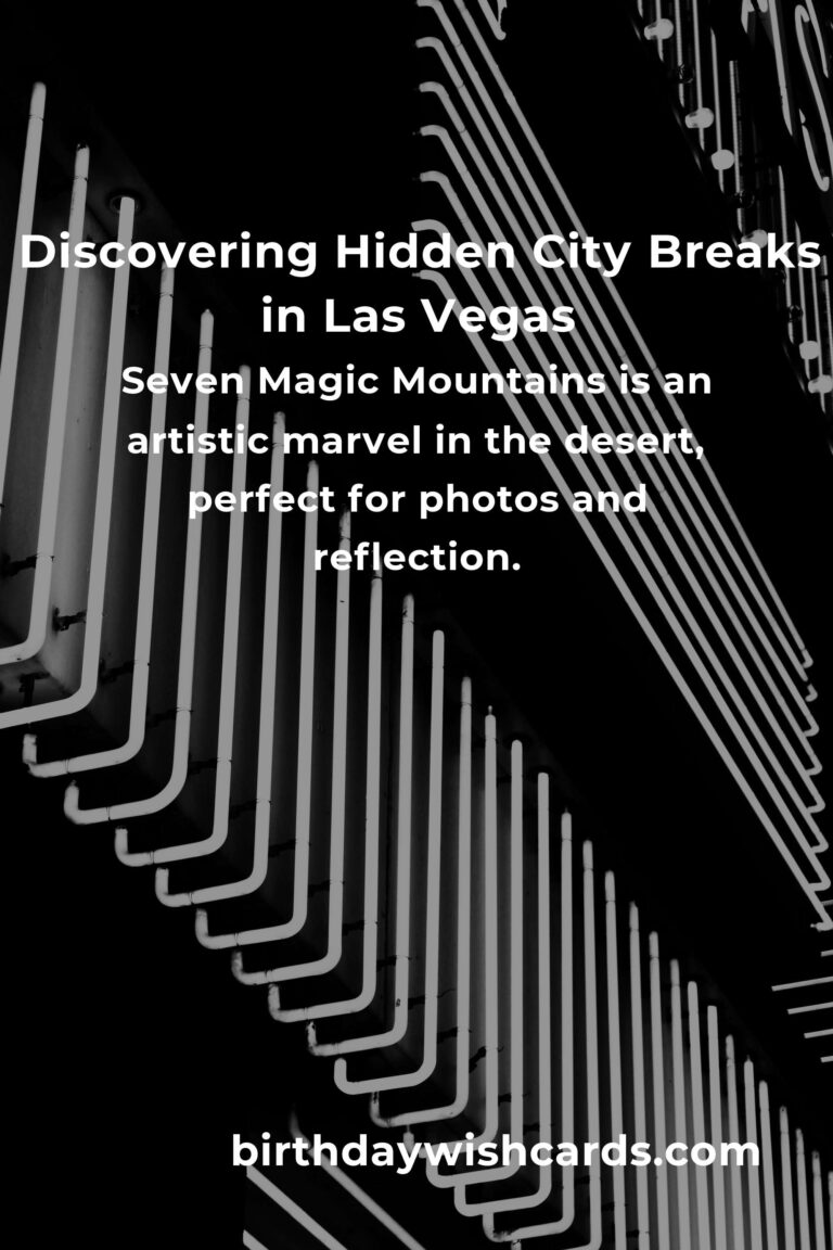 Hidden City Breaks in Las Vegas You Must See: Exploring the Soul Beyond the Strip