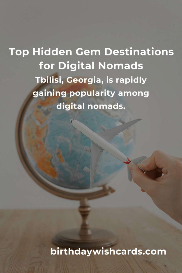 Hidden Gems for Digital Nomads in 2025: Discover Unexplored Destinations