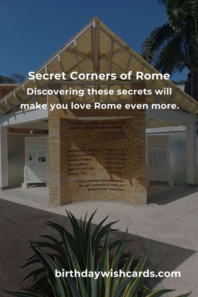 Hidden Gems in Rome: Discover the Eternal City’s Secret Wonders and Fall in Love All Over Again