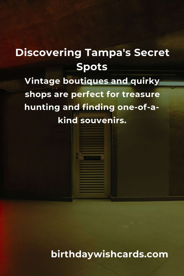 Hidden Gems in Tampa: The Ultimate Guide to Unforgettable Local Experiences
