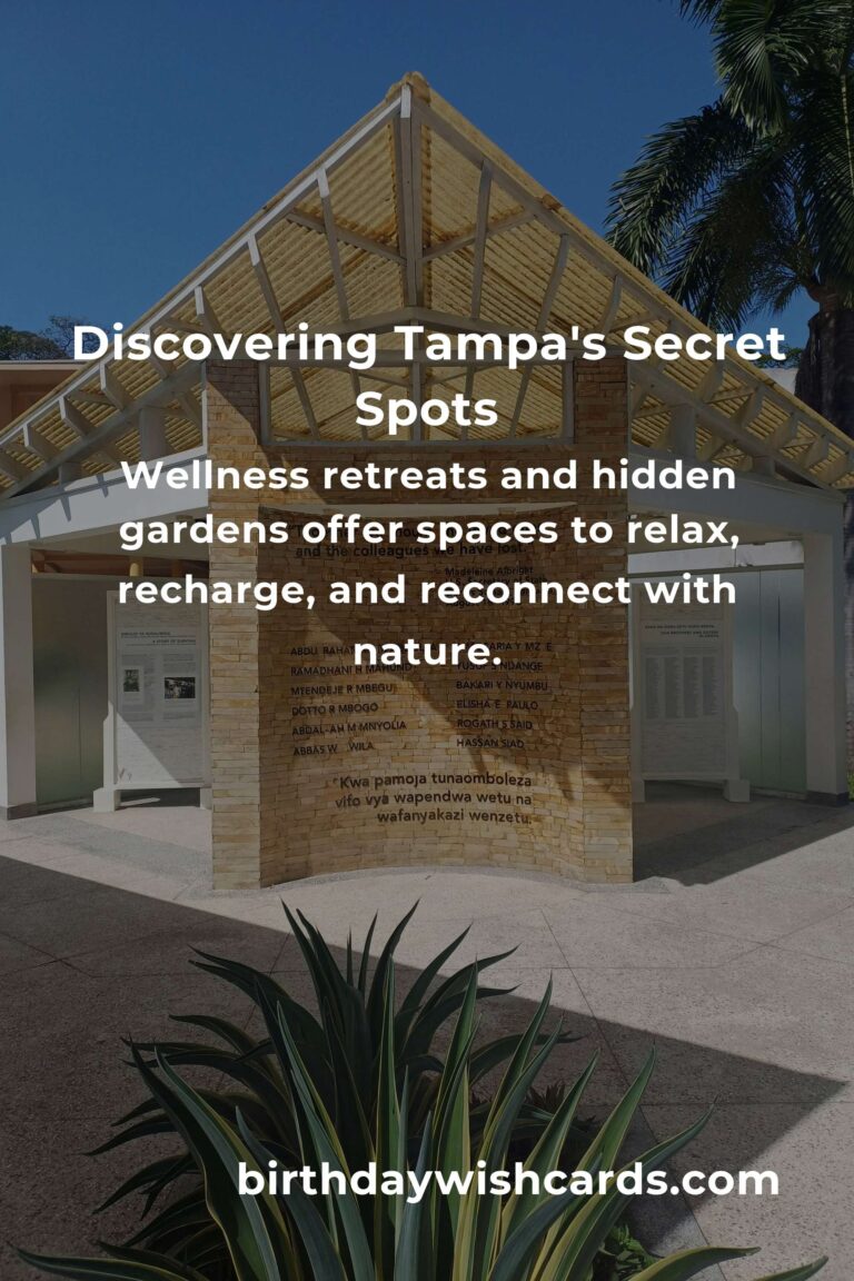 Hidden Gems in Tampa: The Ultimate Guide to Unforgettable Local Experiences