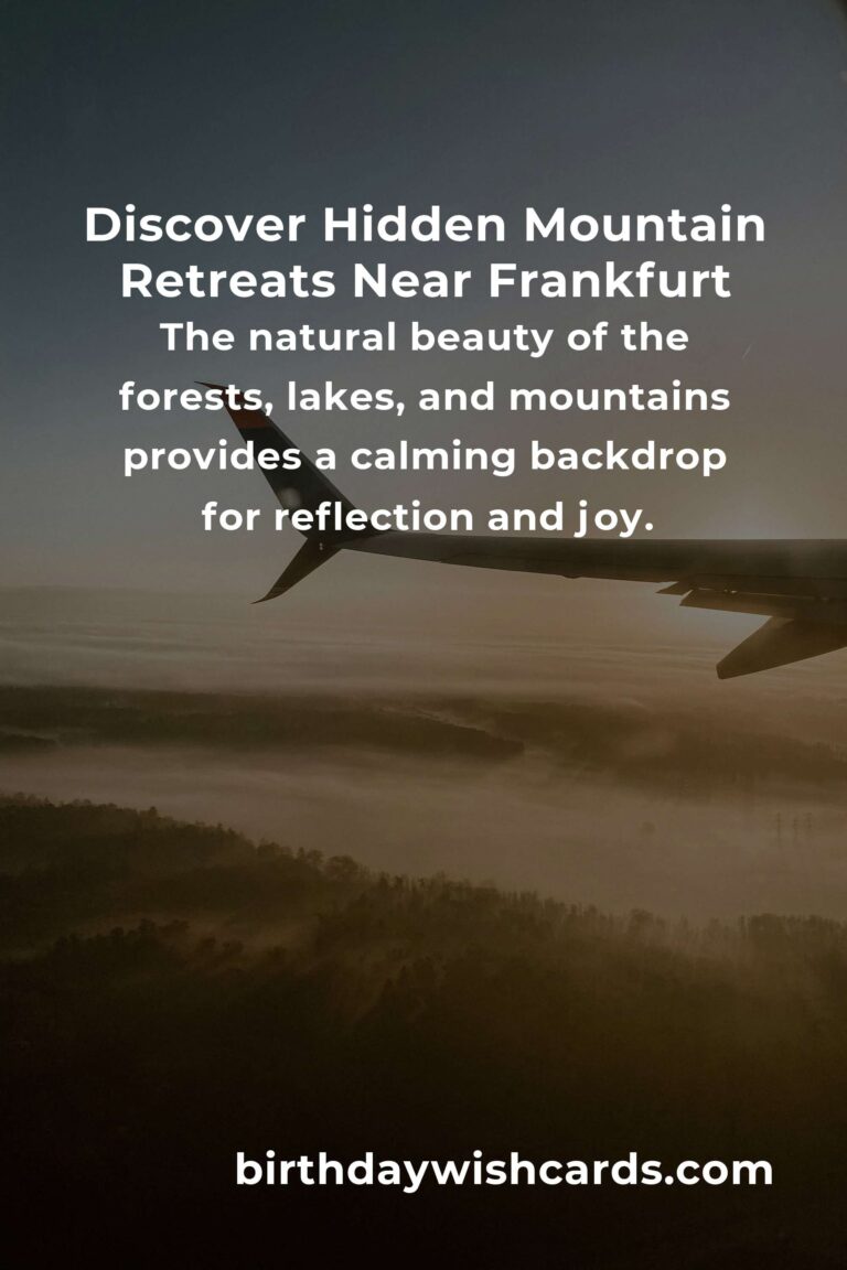 Hidden Mountain Retreats Near Frankfurt You Must Experience