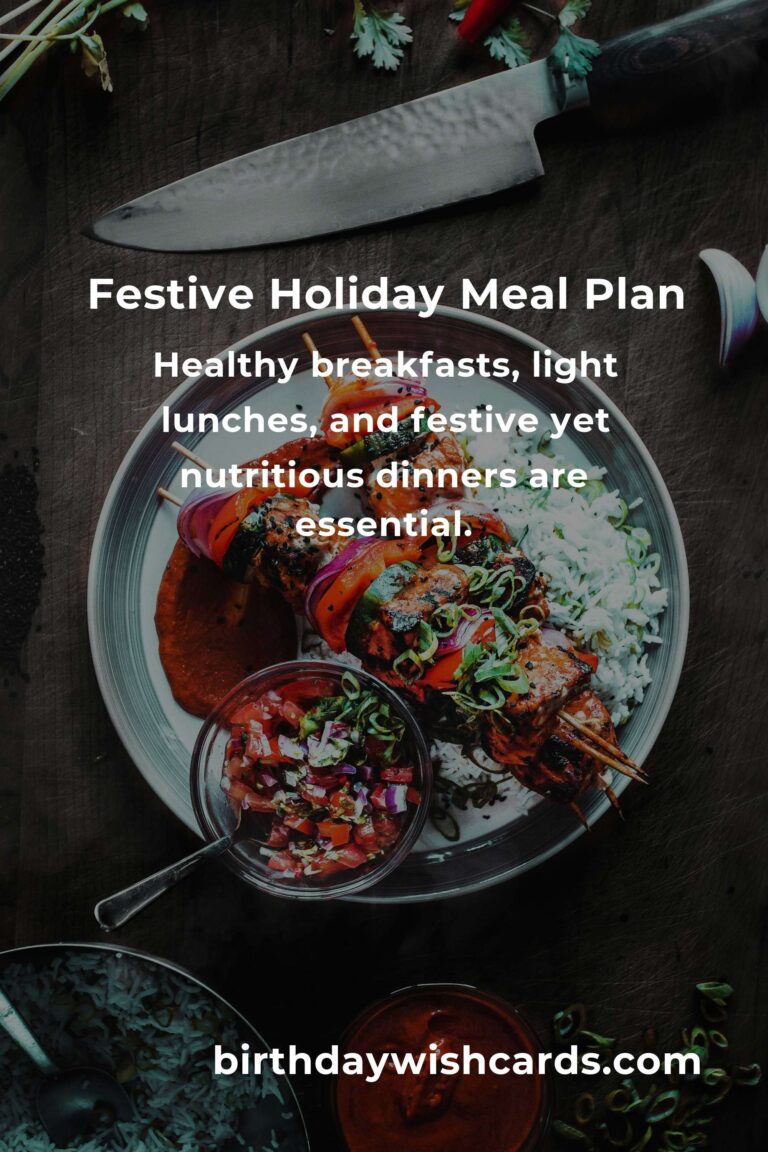 Holiday Cooking Meal Plan for Weight Loss: Delicious and Nutritious Festive Feasts