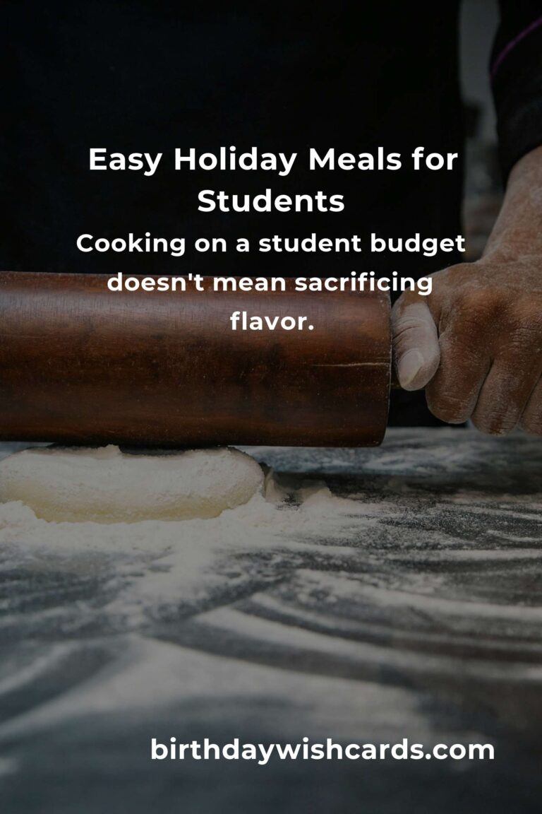 Holiday Cooking for Students: A Complete Guide to Delicious and Easy Meals