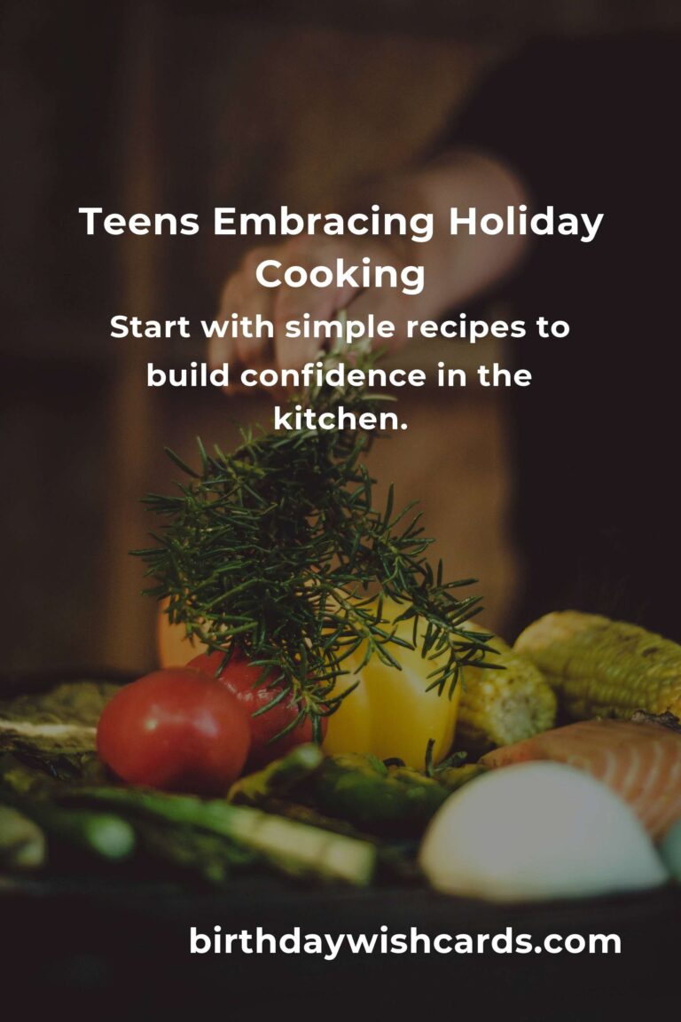 Holiday Cooking for Teens: A Heartfelt Guide to Culinary Confidence