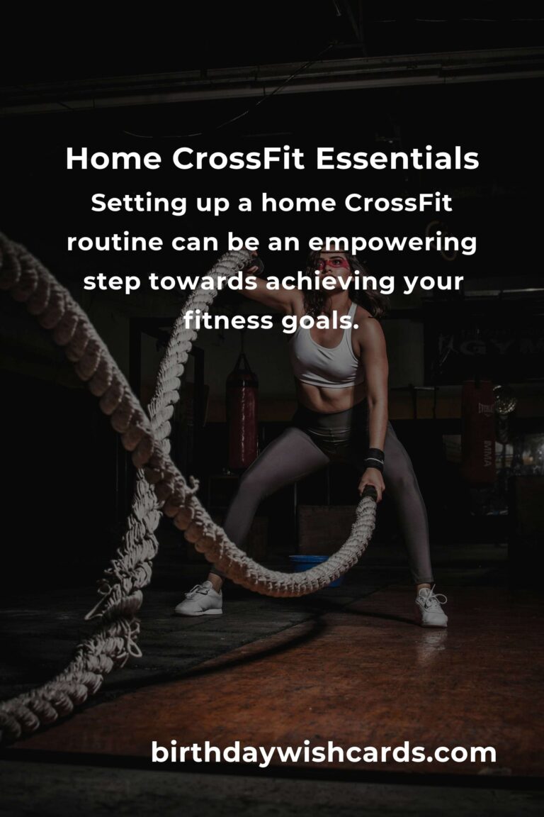 Home CrossFit Routine: A Guide for First-Time Buyers