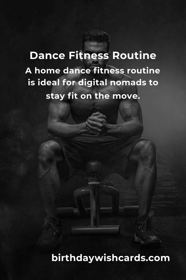 Home Dance Fitness Routine for Digital Nomads: Stay Fit Anywhere