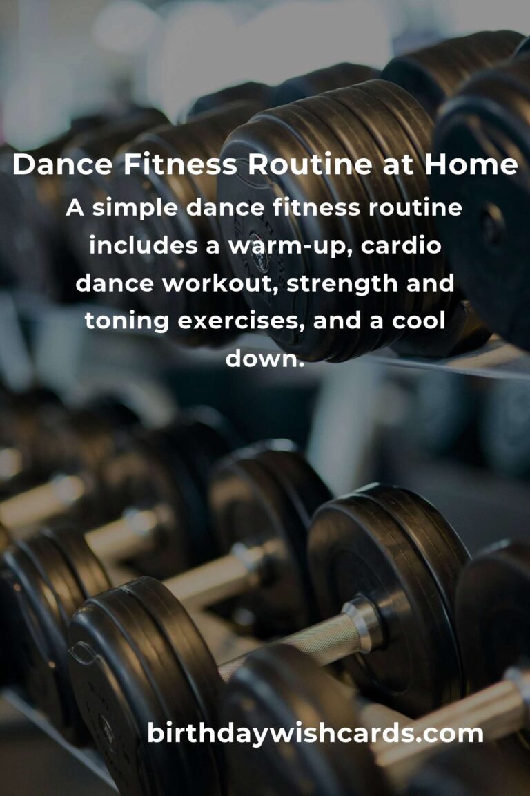 Home Dance Fitness Routine for Professionals: Stay Fit and Energized