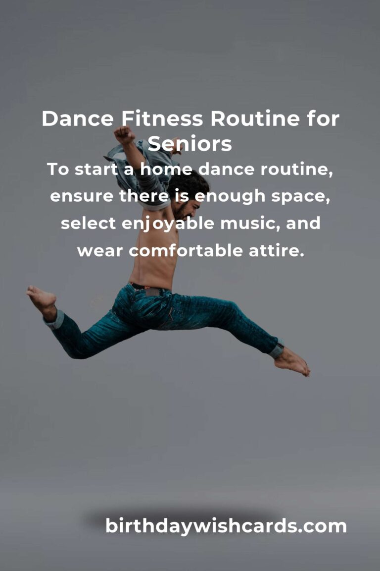 Home Dance Fitness Routine for Seniors: Stay Active and Enjoyable