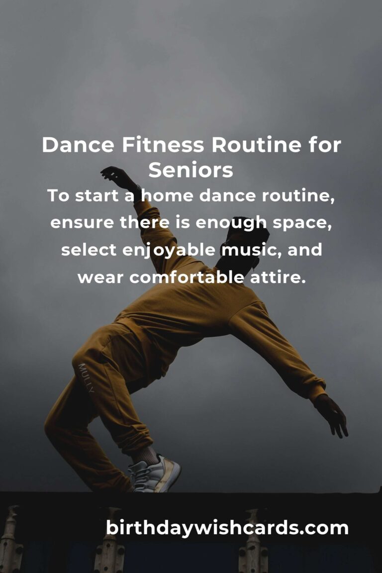 Home Dance Fitness Routine for Seniors: Stay Active and Enjoyable