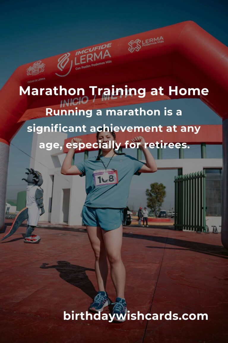 Home Marathon Training Routine for Retirees: Stay Fit and Active at Any Age