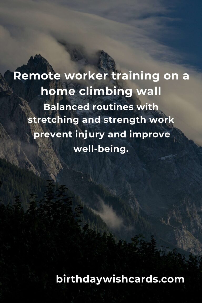 Home Rock Climbing Routine for Remote Workers: Boost Productivity, Strength & Wellbeing