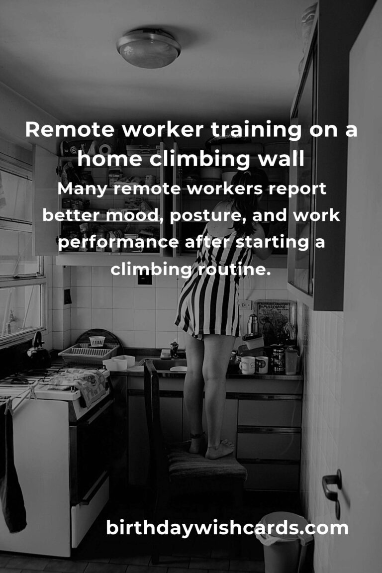 Home Rock Climbing Routine for Remote Workers: Boost Productivity, Strength & Wellbeing