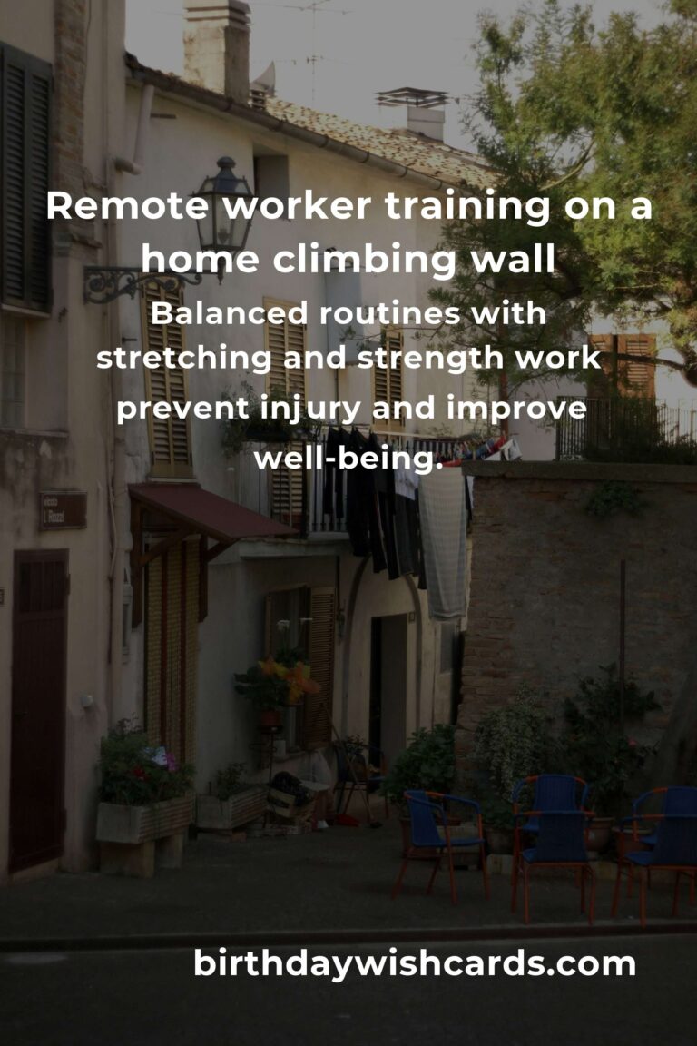 Home Rock Climbing Routine for Remote Workers: Boost Productivity, Strength & Wellbeing