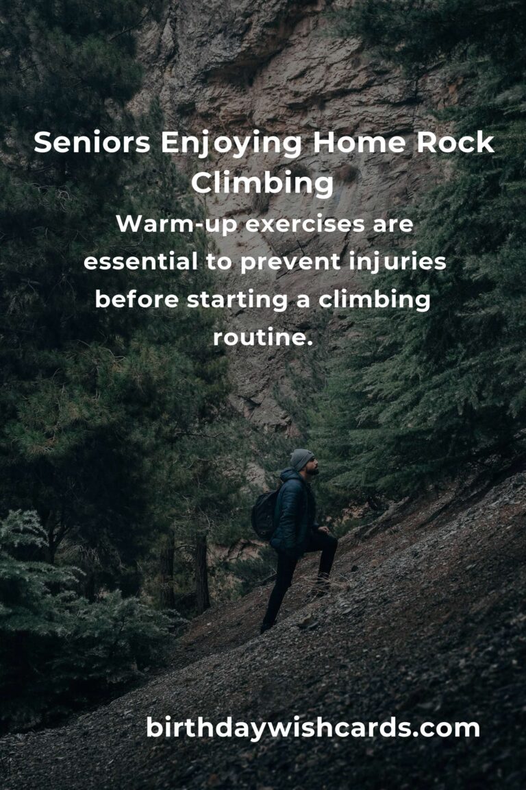 Home Rock Climbing Routine for Seniors: Stay Fit and Active