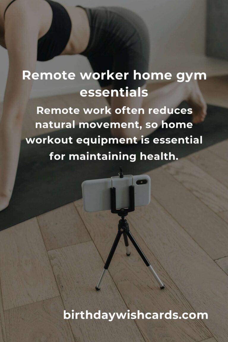Home Workouts Equipment Guide for Remote Workers: Transform Your Space, Elevate Your Wellbeing