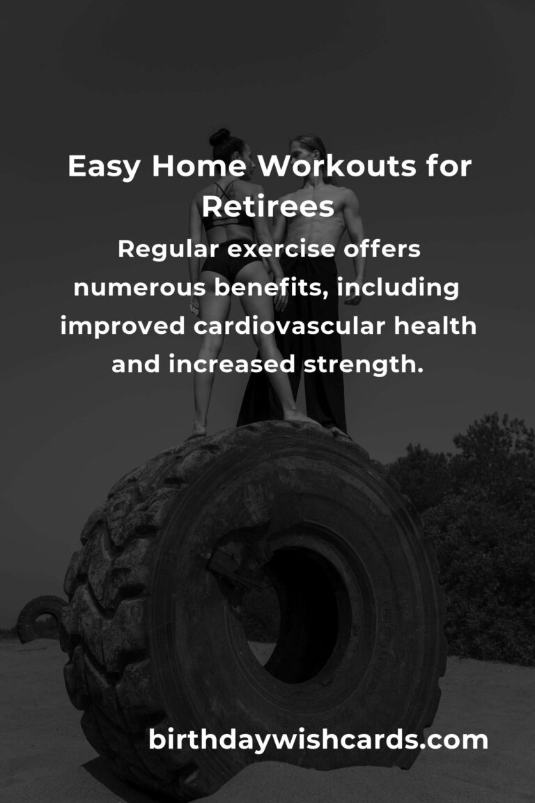 Home Workouts for Retirees: Getting Started with Ease