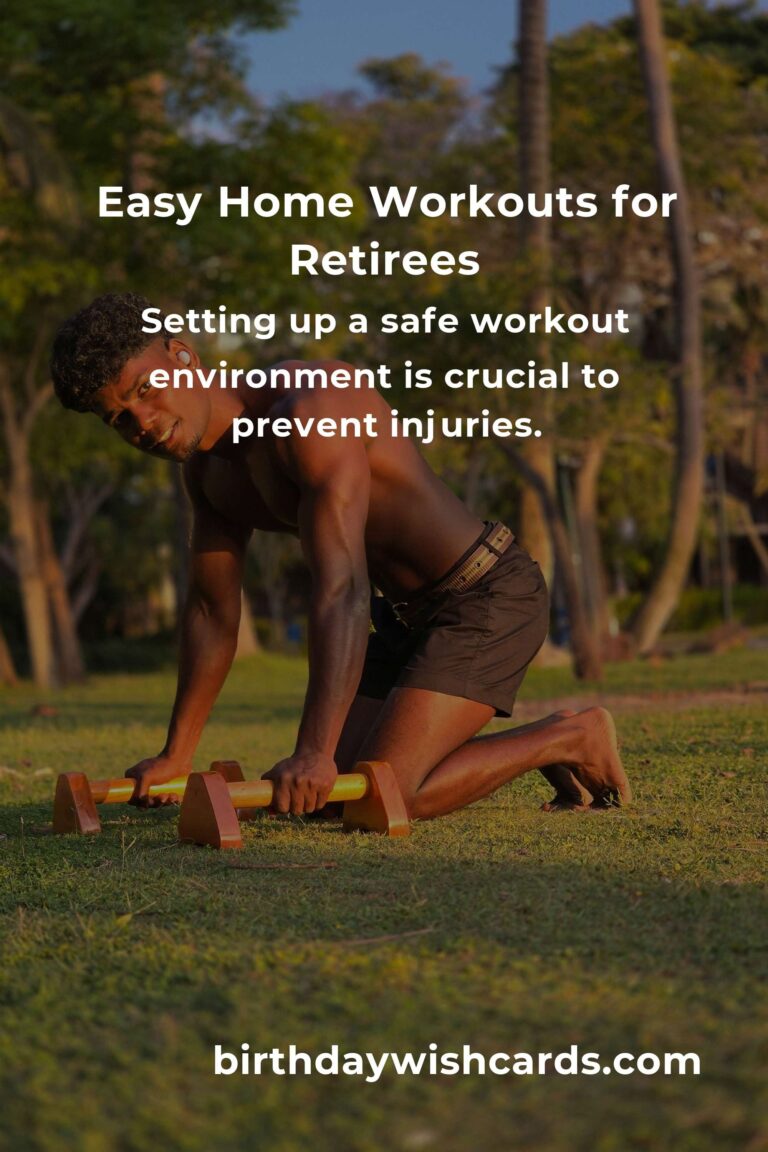 Home Workouts for Retirees: Getting Started with Ease