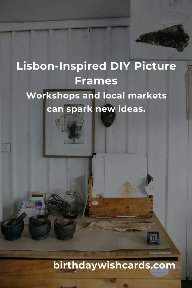 How to Build Beautiful Picture Frames on a Budget in Lisbon: Transform Your Memories, Save Big!
