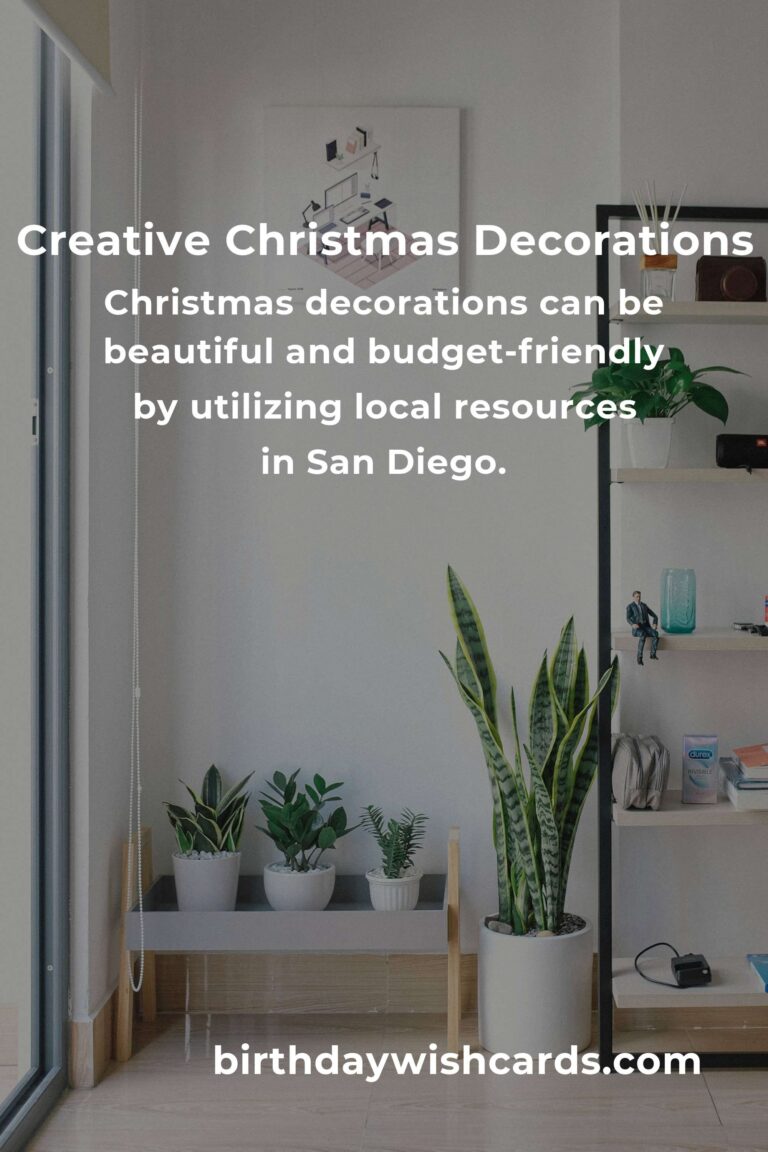 How to Build Christmas Decorations on a Budget in San Diego