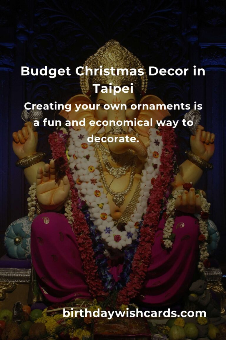 How to Build Christmas Decorations on a Budget in Taipei