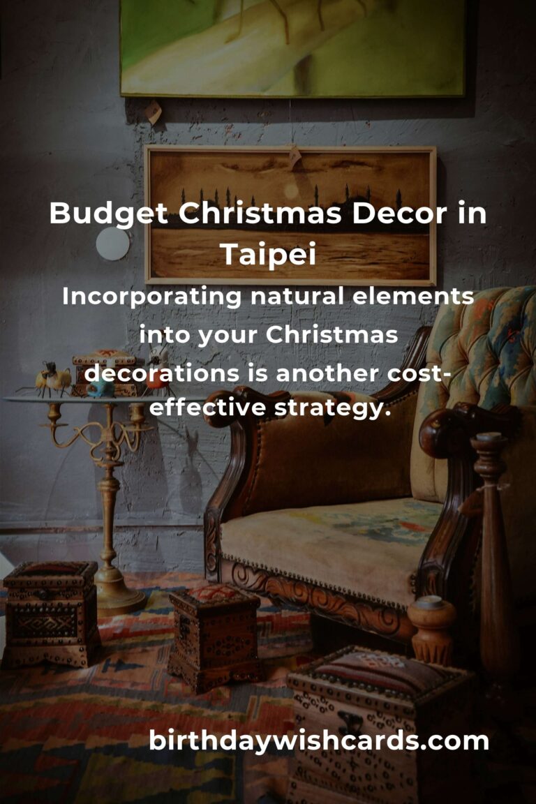 How to Build Christmas Decorations on a Budget in Taipei