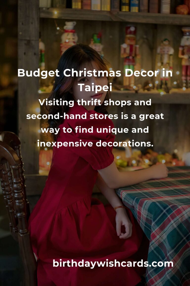How to Build Christmas Decorations on a Budget in Taipei