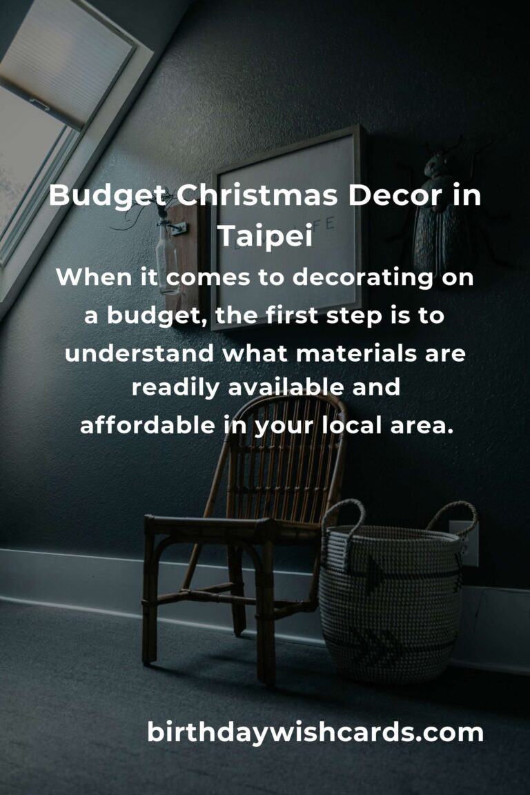 How to Build Christmas Decorations on a Budget in Taipei