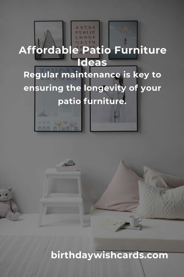 How to Build Patio Furniture on a Budget in Cairo