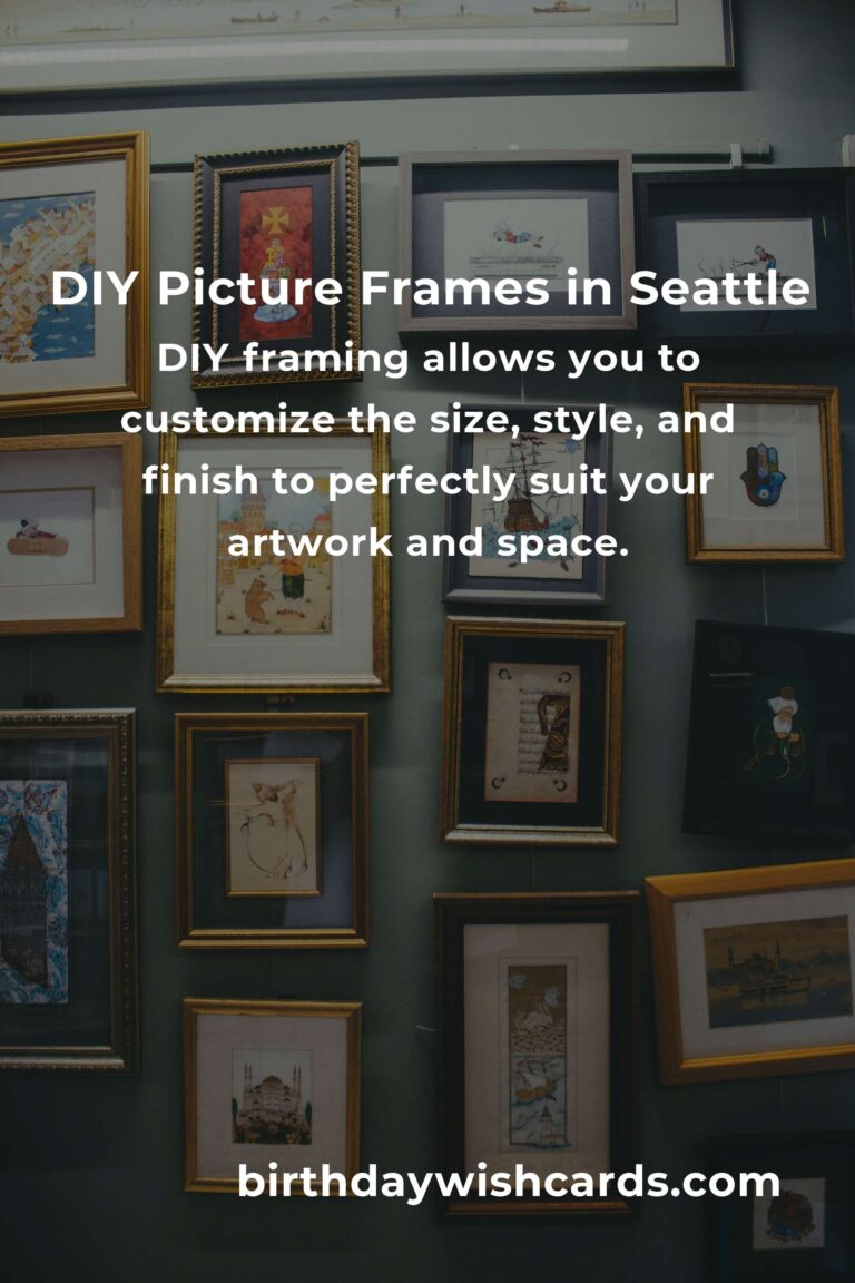 How to Build Picture Frames on a Budget in Seattle: A Creative Guide for DIY Enthusiasts