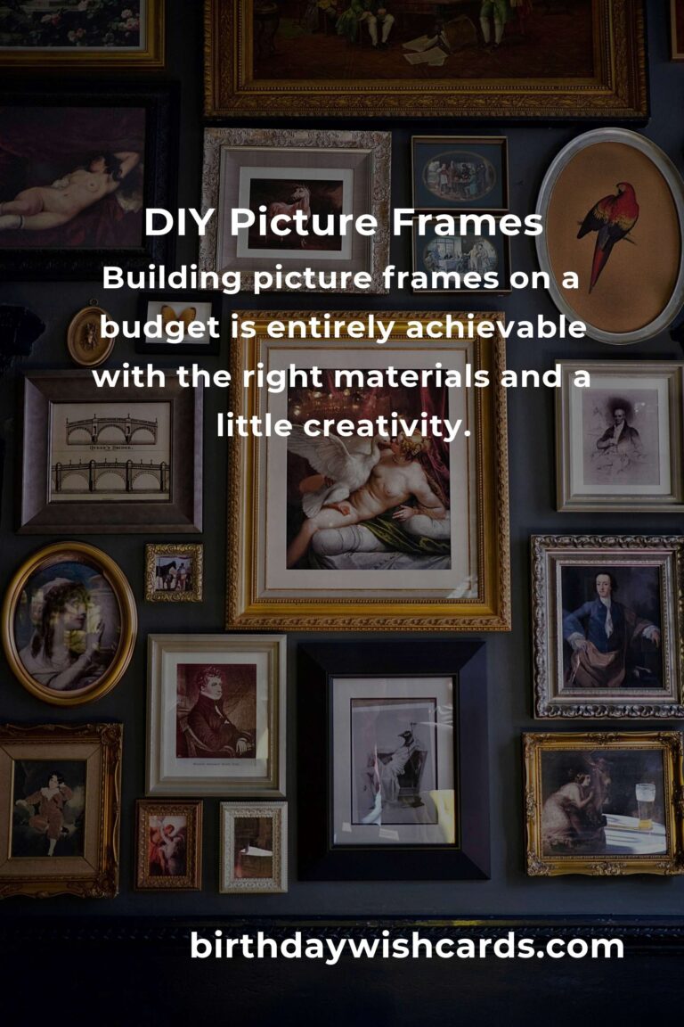How to Build Picture Frames on a Budget in Warsaw
