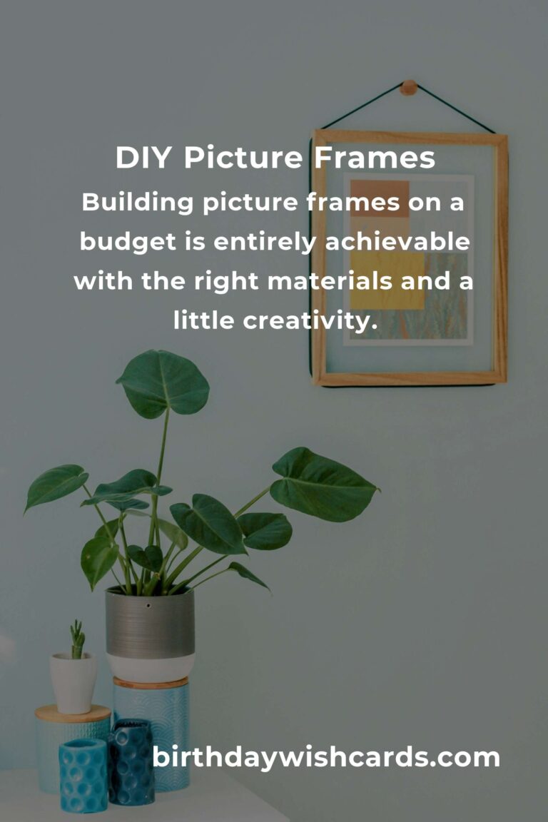 How to Build Picture Frames on a Budget in Warsaw
