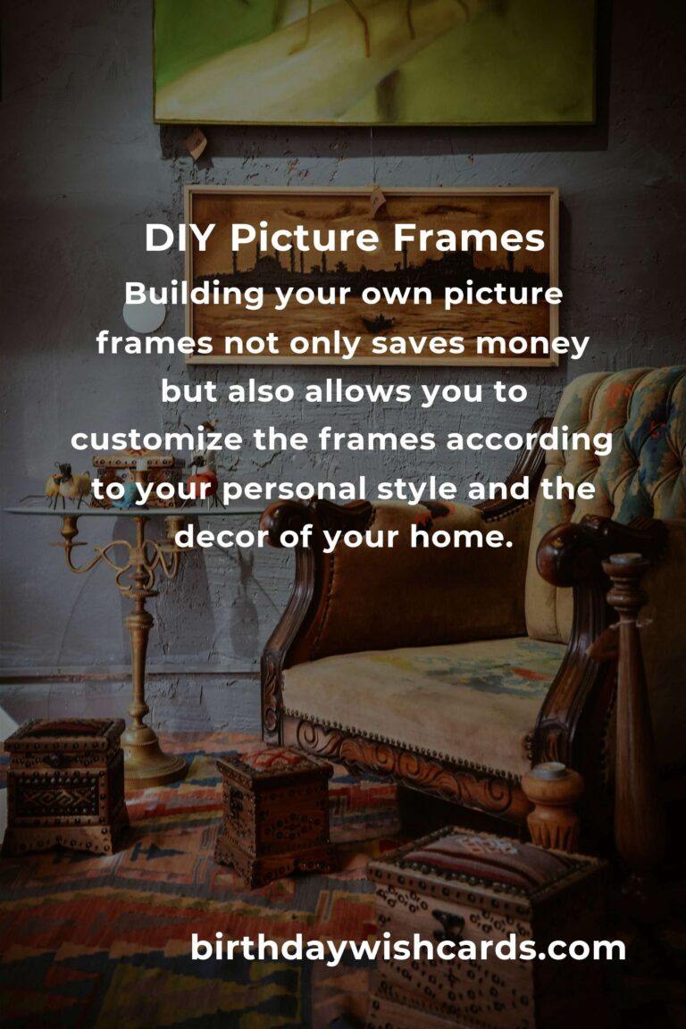 How to Build Picture Frames on a Budget in Warsaw