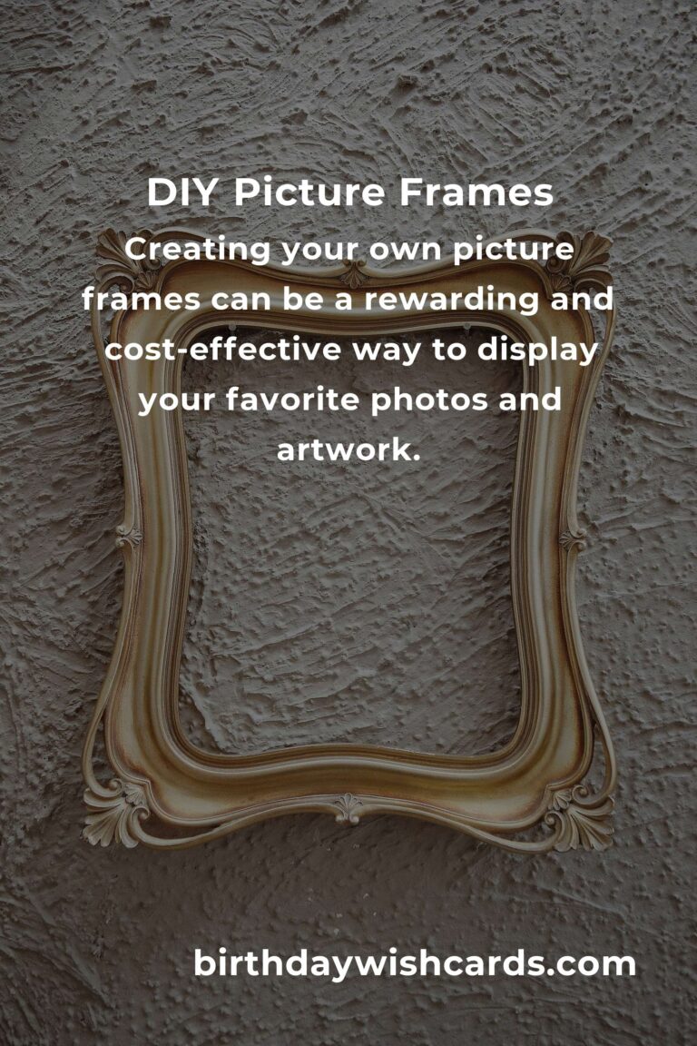 How to Build Picture Frames on a Budget in Warsaw