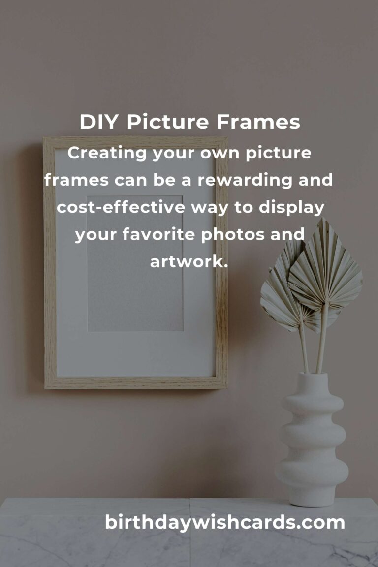 How to Build Picture Frames on a Budget in Warsaw