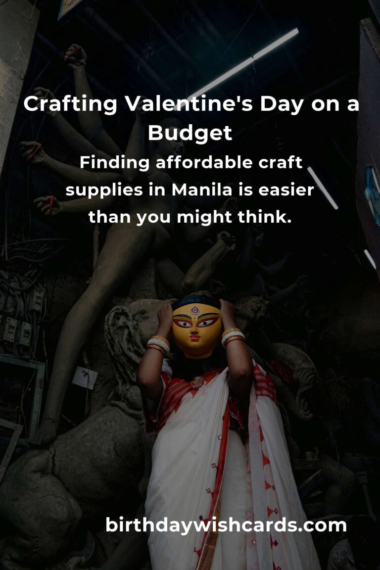How to Build Valentine's Day Crafts on a Budget in Manila