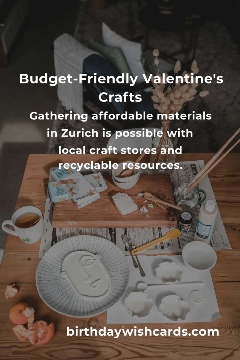 How to Build Valentine’s Day Crafts on a Budget in Zurich