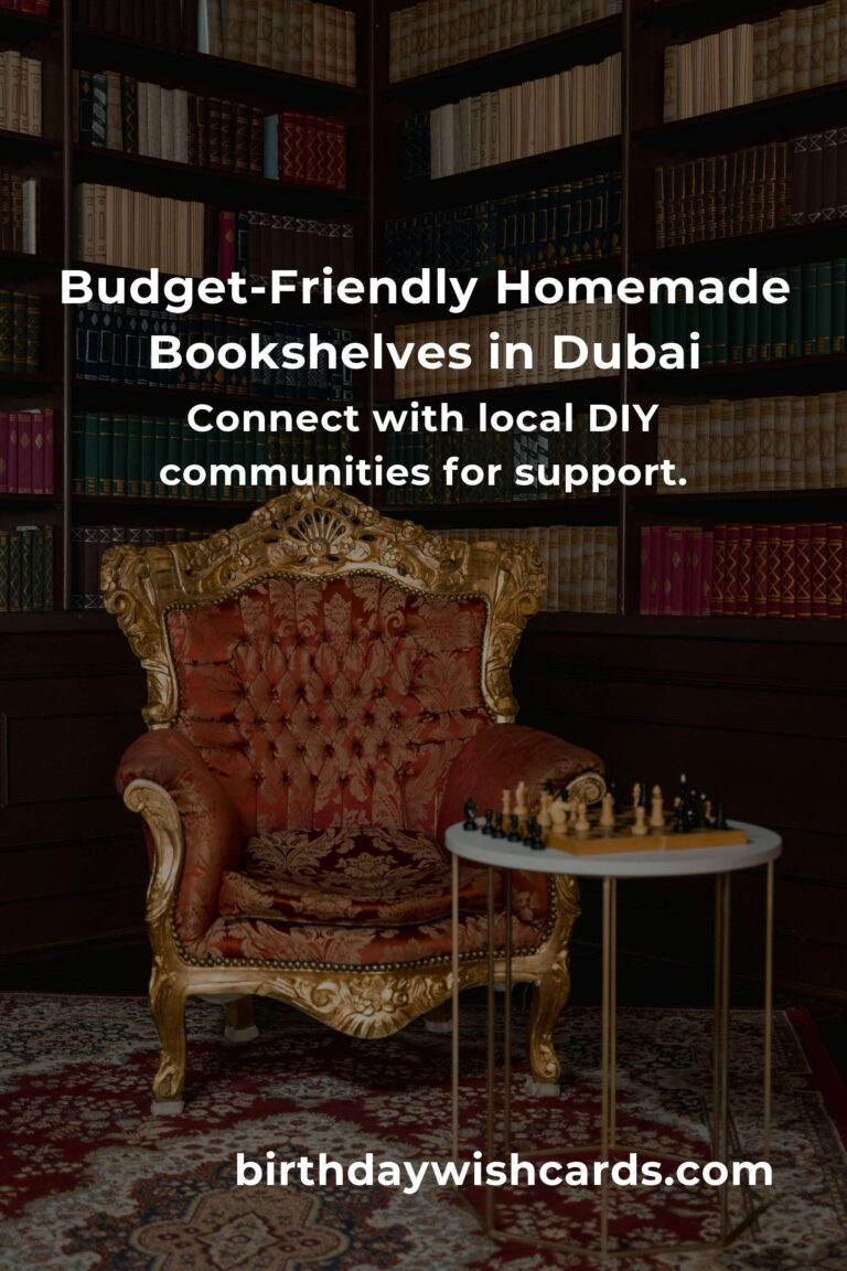 How to Build a Bookshelf on a Budget in Dubai: Affordable Creativity for Every Home