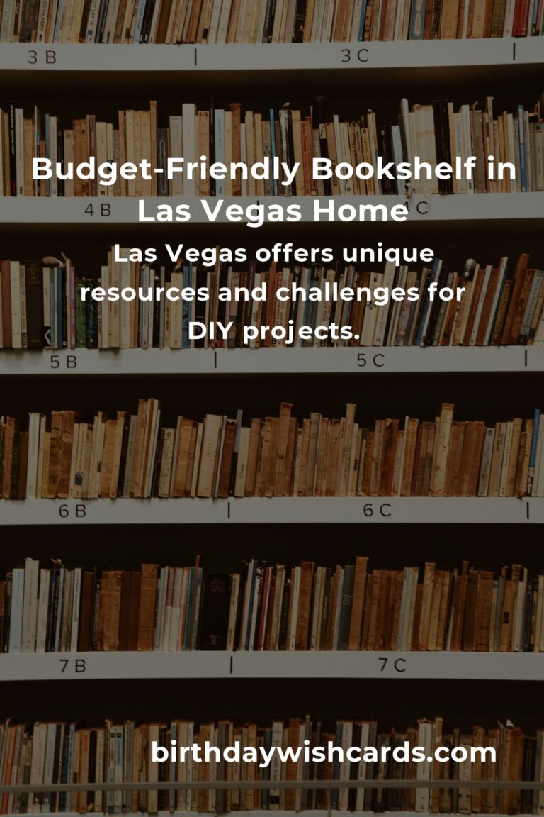 How to Build a Bookshelf on a Budget in Las Vegas: Create a Cozy Reading Nook Without Breaking the Bank