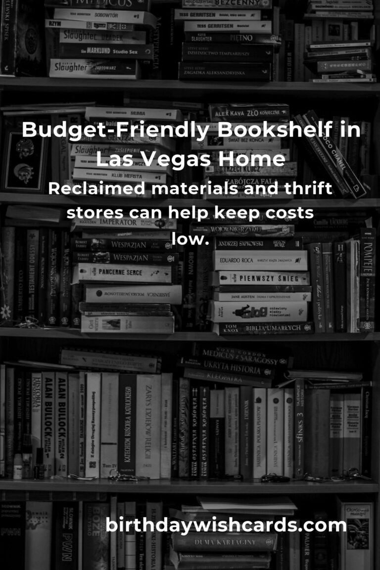 How to Build a Bookshelf on a Budget in Las Vegas: Create a Cozy Reading Nook Without Breaking the Bank