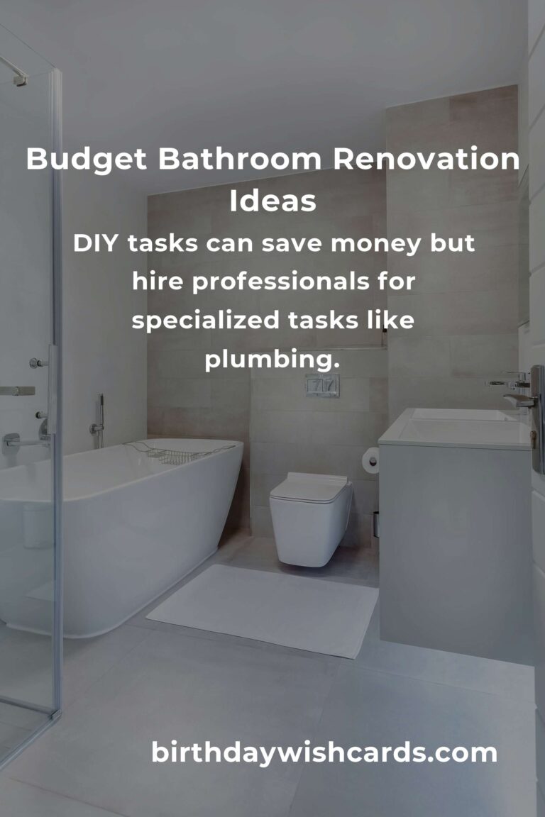 How to Build a Budget-Friendly Bathroom Renovation in Berlin