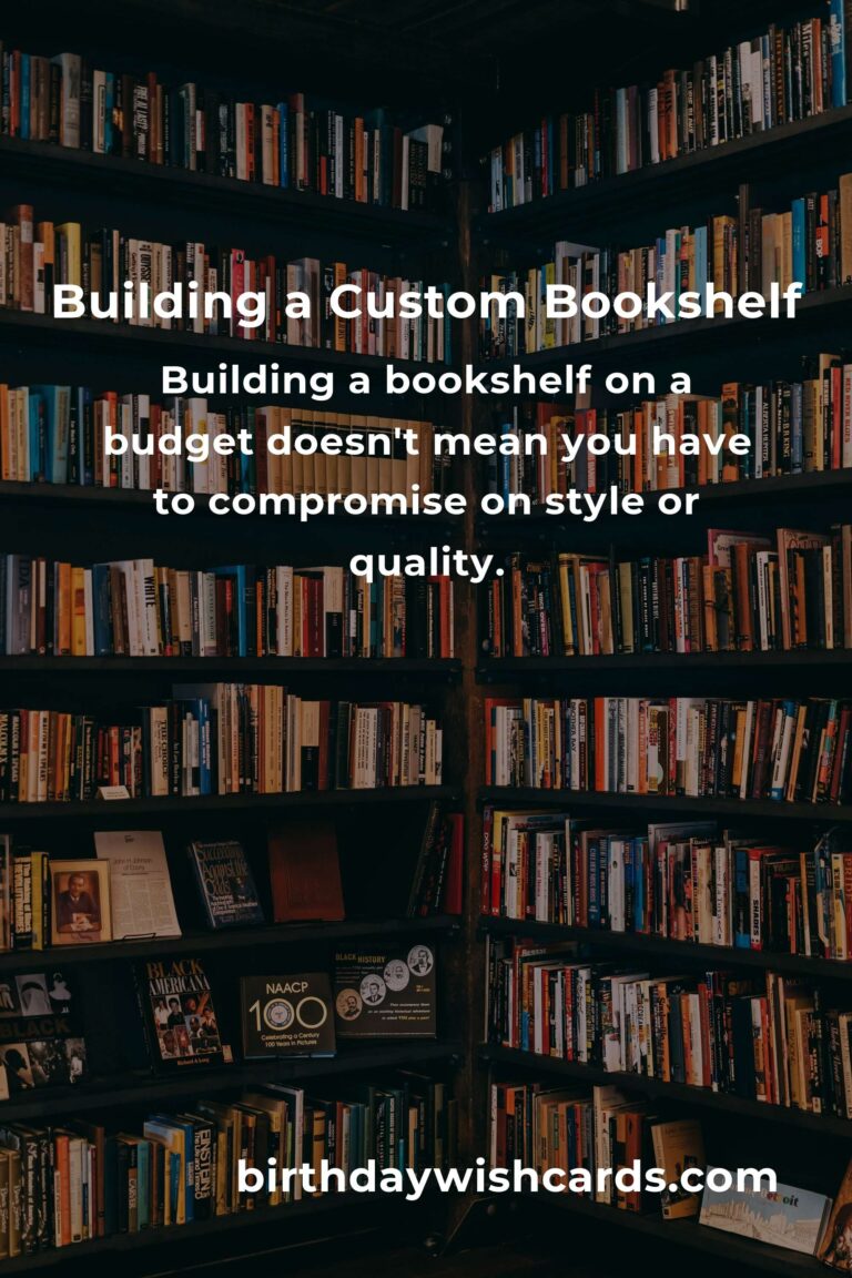 How to Build a Budget-Friendly Bookshelf in Nice
