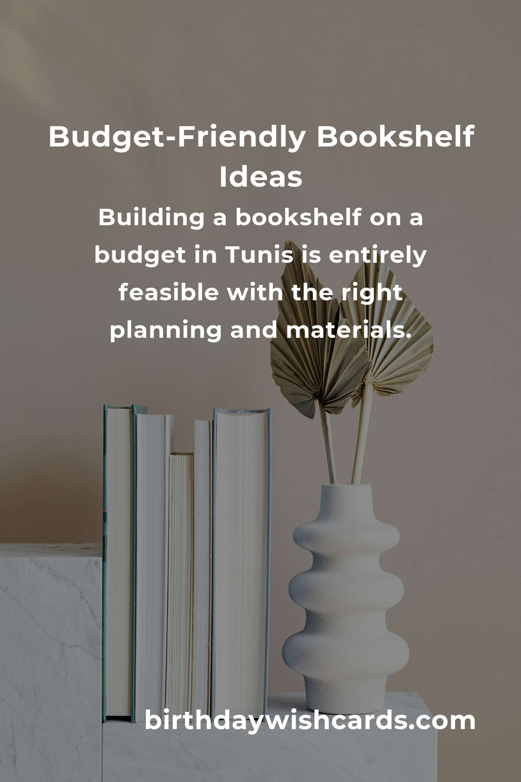 How to Build a Budget-Friendly Bookshelf in Tunis