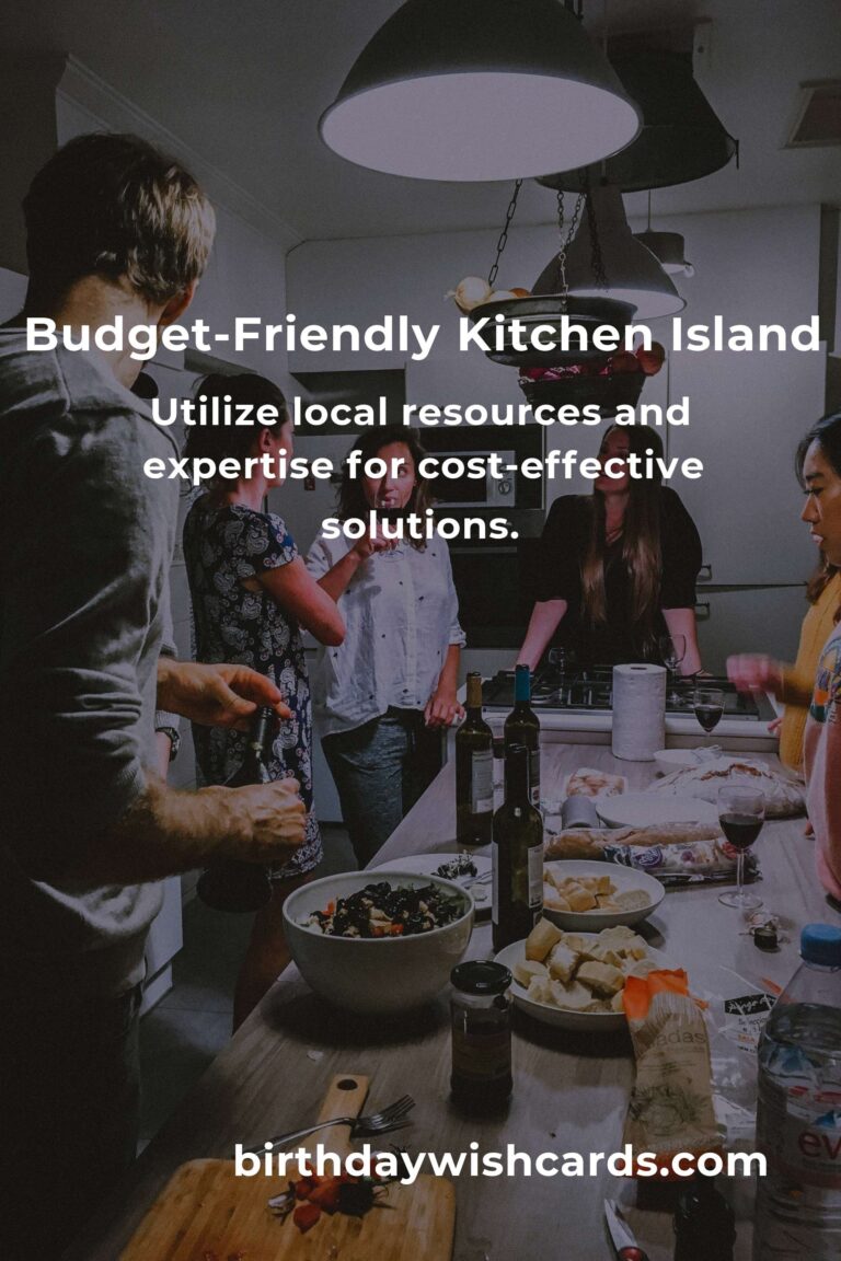 How to Build a Budget-Friendly Kitchen Island in Harare