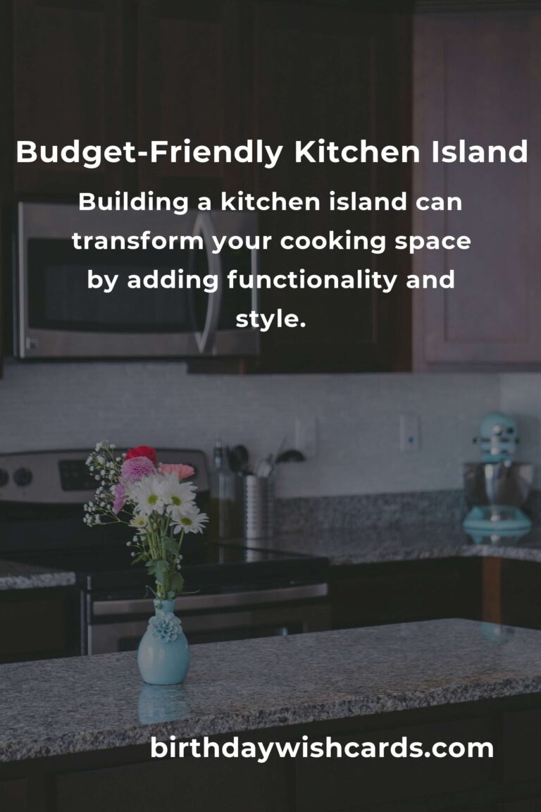 How to Build a Budget-Friendly Kitchen Island in Harare